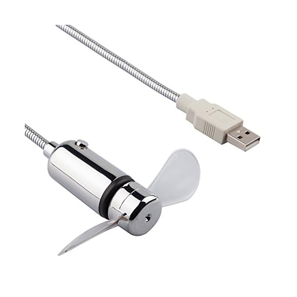 TRIXES-Flexible-USB-LED-Desktop-Laptop-Temperature-Fan TRIXES Flexible USB LED Desktop & Laptop Temperature Fan