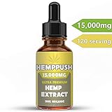 (2 pack) Full Spectrum Hemp Oil for Anxiety Relief/Pain/Sleep Support (1000 mg/30 ml), Organic Hemp Extract--Best Herbal Supplement-Tincture Oil Drops