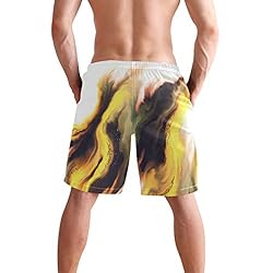 Men's Summer Cool Swim Trunks Quick Dry Elegant