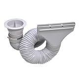 Exhaust Extension Hose Kit for Hobby Airbrush Spray Booth - Hose Extends up to 5.6 Feet (67 Inches) (Spray Booth Not Included)