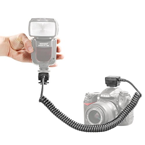 Neewer 4.9 feet/1.5 m TTL Off Camera Flash Speedlite Cord for Nikon D3000,D3100,D3200,D3300,D5000,D5100,D5200,D5300,D5500, D7000,D7200,D7100,D90,D600,D800,D800E DSLR Cameras - Thumbnail 3