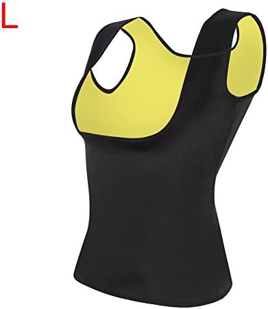 DOTASI Women Neoprene Push Up Vest Sweat Waist Trainer Hot Body Shaper Cincher Corset (L)