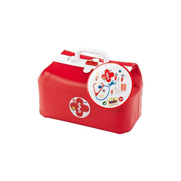 Theo Klein 4647 Arzttasche I Robuste Tasche mit vielen kindgerechten Instrumenten I Inkl. Stethoskop, Spritze, Thermometer u.v.m. I Spielzeug für Kinder ab 3 Jahren – Bild 3