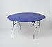 Kwik-Covers Round Fitted Plastic Table Covers, 60