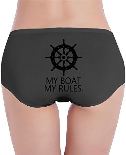 KWSISU My Boat My Rules Women's Underwear Briefs Stretch Underpants