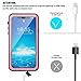 SPIDERCASE iPhone XR Waterproof Case, Upgraded Version with Clear Sound, Built-in Screen Protector Dustproof Snowproof Shockproof IP68 Waterproof Case for iPhone XR 2018 Released 6.1 inch (Pink)