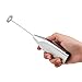 Handheld Electric Milk Frother with Stainless Steel Whisk - Portable Foam Maker