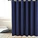 Biscaynebay Fabric Shower Curtain Liners Water Resistant Bathroom Curtain Liners, Navy 72 by 72 Inches