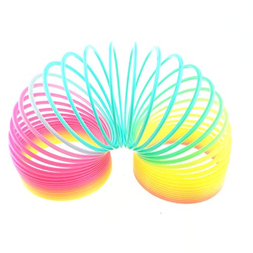 Wgg Magic Rainbow Springs Toy Classic Novelty Colorful Rainbow Toy Party Favor, Gift for Kids, Set of 2