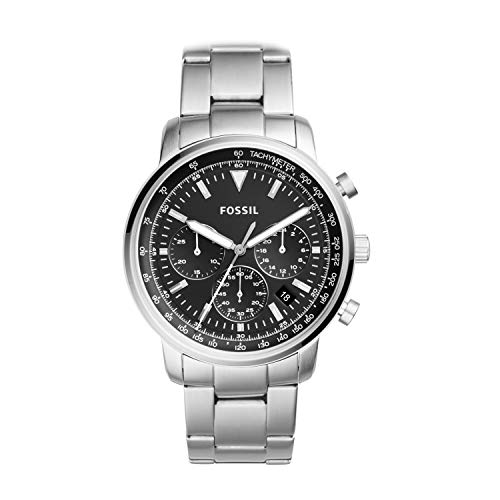 goodwin chronograph black silicone watch