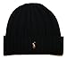 Ralph Lauren Polo Men's Skull Cap Hat Beanie Solid Black, One Size