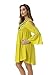 Riviera Sun Cold Shoulder Embroidered Short Dress with 3/4 Sleeve 21827-LIM-L Lime