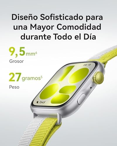 Watch FIT 5 Smartwatch, GPS, 1,82″ Pantalla AMOLED, 2500 Nits, Negro