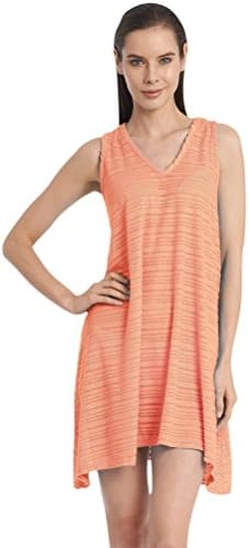 Jordan Taylor Belize Coral V-Neck Handkerchief Dress M
