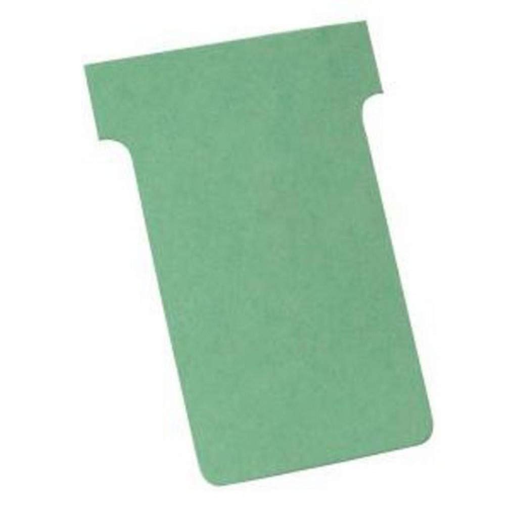 Nobo Board Accessory, T-Cards in Blister Pack, Size 2, Pack of 100, Green