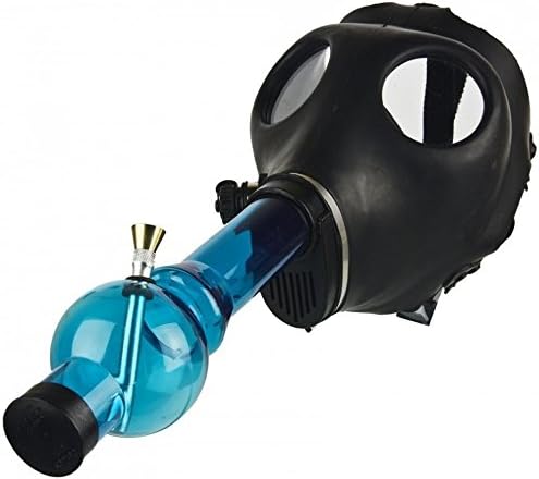 Rasta Style Gas Mask with Acyrlic Tube- Random Color