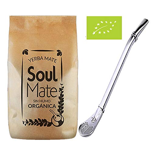 Mate Tee Set Biotee Sin Humo Organica 7 verschiedene Sorten als 500g Packung + Bombilla Edelstahl (Organica, 500g) – Bild 3