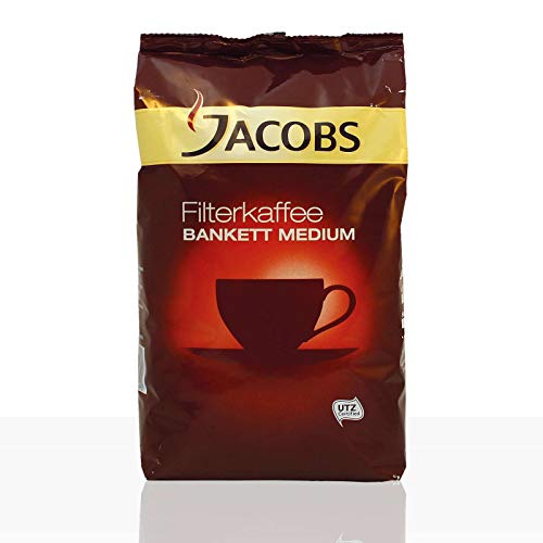 Jacobs Professional Banquet Medium Filter - 10 x 1kg Kaffee gemahlen, Filterkaffee