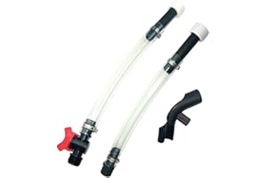 QIANQIAN Gas Cans, racing fuel jug hose, Fuel Filler Jug Hosewith Ball 3044 Valve Shut Hose,racing VP fuel jug, egs Jugs, LC2 Jugs, Scribner Fuel Jugs,5 Gallon Gas Can for Racing, Trigger Hose