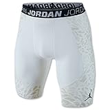 Jordan Men's Nike Dri-Fit Dominate 2.0 Compression Shorts-White/Grey