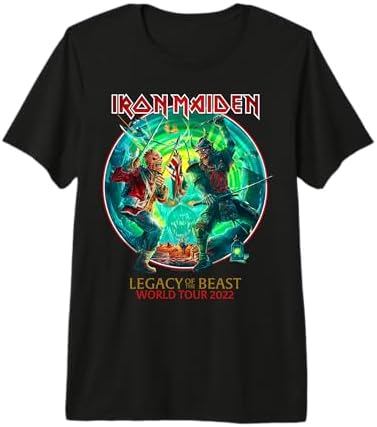 Amazon.com: Iron Maiden Legacy of The Beast World Tour 2022 T