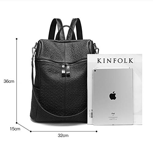 Kaoko Convertible Backpack Purse for Women, Anti-Theft Purse Backpack Leather Shoulder Bags for Laptop