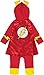 Warner Bros. Justice League Flash Toddler Boys' Hooded Costume Coverall & Cape (3T)