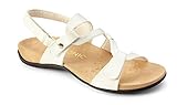 Vionic with Orthaheel Technology Womens Paros Backstrap Orthotic Sandal White Size 9