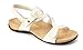 Vionic with Orthaheel Technology Womens Paros Backstrap Orthotic Sandal White Size 9