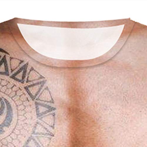 Sagton Adult Mens Women Cosplay Costume 3D Offensive Boobs Funny Printed Tee