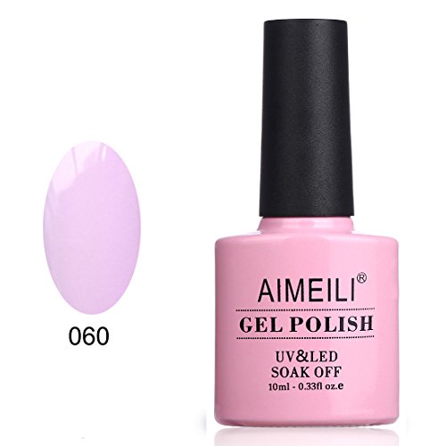 AIMEILI Soak Off UV LED Gel Nail Polish - Neon Lavender (060) 10ml