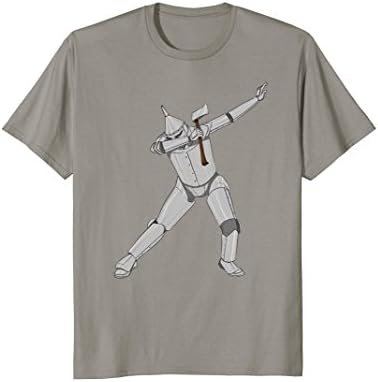 Mens Wizard Of Oz T-Shirt Tin Man Shirt - Tin Man Dab Tee Small Slate