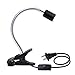 OMAYKEY Reptile Clamp Lamp Fixture, Lengthened Adjustable Holder Stand, for Pet Habitat Heat Lamps & Light Bulbs Use, Black
