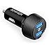 Anker Quick Charge 3.0 39W Dual USB Car Charger, PowerDrive Speed 2 for Galaxy S7 / S6 / Edge / Plus, Note 5 / 4 and PowerIQ for iPhone 7 / 6s / Plus, iPad Pro / Air 2 / mini, LG, Nexus, HTC and More