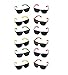 Funny Party Hats Sunglasses in Bulk - Neon Party Sunglasses - Party Favors - Neon Party Supplies (12 Pack)