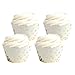 Andaz Press Gold Foil Polka Dot Cupcake Wrappers, 24-Pack, Shiny Metallic Colored Wedding Birthday Baby Shower Party Supplies Decorations