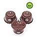 3Pcs Dolce Gusto Capsules espresso Refillable Pods Reusable Compatible with Nescafe Machine