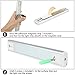 LUNSY Battery Under Cabinet Lights Rechargeable 3Pack,Remote Control,140lm Wireless Under Counter Lights with Timer, Dimmable Closet Light Bar for Kitchen, Wardrobe, Shelf, Daylight
