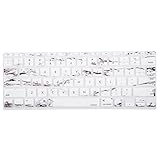 Mosiso Protective Keyboard Cover Skin for MacBook Air 11 Inch (Models: A1370 and A1465), White Marble