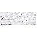 Mosiso Protective Keyboard Cover Skin for MacBook Air 11 Inch (Models: A1370 and A1465), White Marble