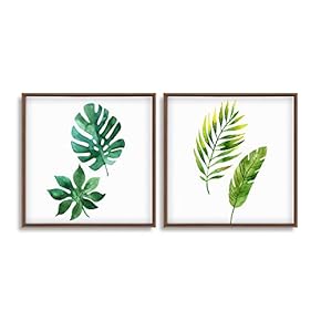 Framed for Living Room Bedroom Plant Theme for x2 Panels