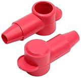 Fastronix 5/16" - 1/4" Stud Terminal Cover 2 Pack (Red)