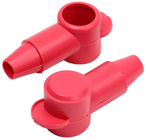 Fastronix 5/16" - 1/4" Stud Terminal Cover 2 Pack (Red)