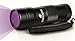 Compact Ultraviolet Flashlight, 12 LED Aluminum Body UV Light, Find Pet Urine Gone for Carpet Repair, Hotels Rooms Inspection Blacklight Flashlight, 1 Year Guarantee by Americans' Preferred