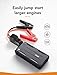 Roav Jump Starter Pro, by Anker, 800A Peak 12V Car Jump Starter (Up to 6.0L Gas, 3.0L Diesel Engines) Emergency Portable Phone Charger with Safety Protection, Built-In LED Flashlight, and Compass