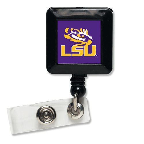 LSU Tigers Retractable Badge Holder Tiger Eye logo