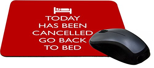 Rikki Knight Today Has Been Cancelled Go Back to Bed Red Color Design Lightning…
