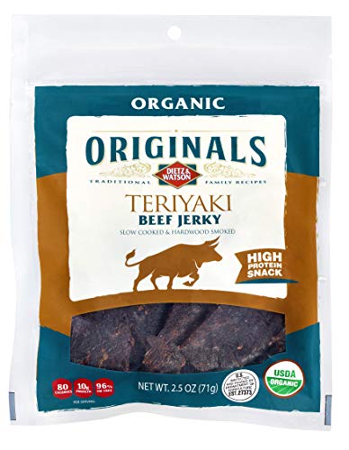 Dietz & Watson Originals Organic Teriyaki Beef Jerky, 2.5 oz