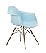 DHP Mid Century Modern Chair, Light Blue