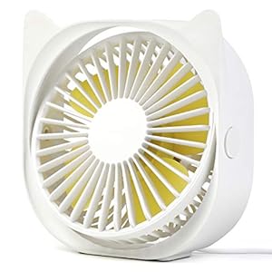 Outgeek USB Portable Personal Desktop Table Wind Cooling Fan with 3 Speeds Strong for Home Office Car Outdoor Travel